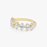 1.55ctw Oval Shaped Lab Diamond Anniversary Ring - Dora Ferkos Fine Jewelry