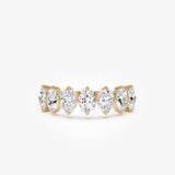 1.55ctw Oval Shaped Lab Diamond Anniversary Ring - Dora 14k Gold Ferkos Fine Jewelry