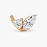 3.00ctw 14k Marquise & Trillion Lab Grown Diamond Statement Ring - Mica Ferkos Fine Jewelry