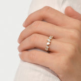 1.05 Ctw 14K Mixed Shape Lab Grown Diamond Ring - Aiko Ferkos Fine Jewelry