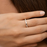 14K Baguette Lab Grown Diamond Ring - Sade Ferkos Fine Jewelry