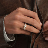 1.50 CTW 14K Unique Lab Grown Diamond Five Stone Wedding Band - Coco Ferkos Fine Jewelry