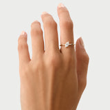 0.50 CTW 14k Marquise Shape Lab Grown Diamond Stacking Ring - Aimee Ferkos Fine Jewelry