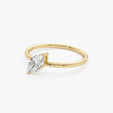 0.50 CTW 14k Marquise Shape Lab Grown Diamond Stacking Ring - Aimee Ferkos Fine Jewelry