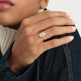 2 CTW 14k Moval Cut Lab Grown Diamond Solitaire Engagement Ring - Manon Ferkos Fine Jewelry