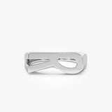 14k Gold Modern Abstract Personalized Initial Ring Ferkos Fine Jewelry