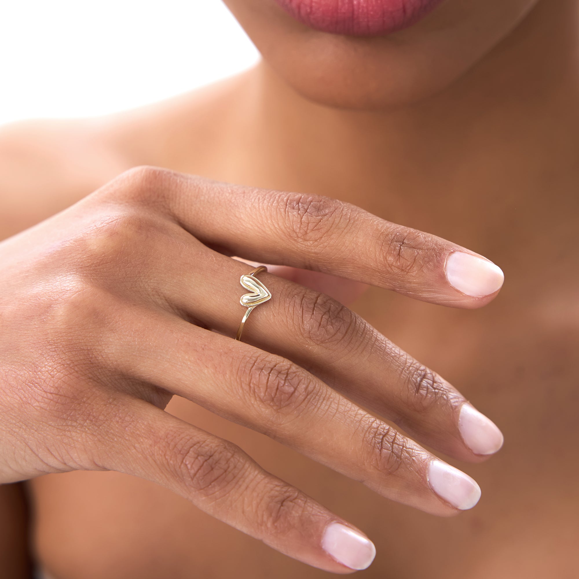 14k Gold Love Heart Ring Ferkos Fine Jewelry