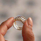 14k Gold Wide Cage Band Ring Ferkos Fine Jewelry