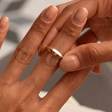 14k Knife Edge Wedding Band Ferkos Fine Jewelry