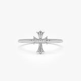 14K Chrome Hearts Cross Band Ring Ferkos Fine Jewelry