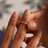 14K Oval Link Band Ring Ferkos Fine Jewelry