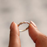 14K Oval Link Band Ring Ferkos Fine Jewelry