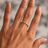 14K Oval Link Band Ring Ferkos Fine Jewelry