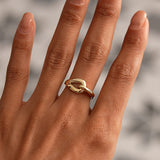 14k Gold Modern Knot Ring Ferkos Fine Jewelry