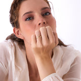 14K Gold Sculptural Wave Band Ferkos Fine Jewelry