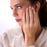 14k Gold Multi-Ribbed Statement Ring Ferkos Fine Jewelry