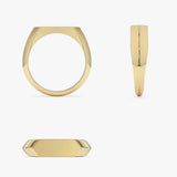 14k Gold Geometric Band Ferkos Fine Jewelry