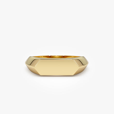 14k Gold Geometric Band 14k Gold Ferkos Fine Jewelry
