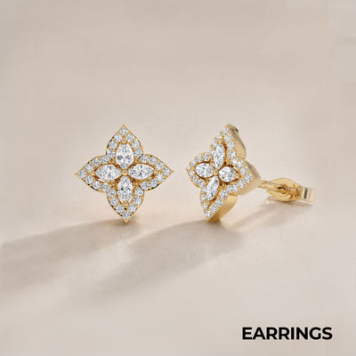 14K Gold and Diamond Earrings Collection