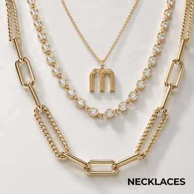 14K Gold Necklaces Collection