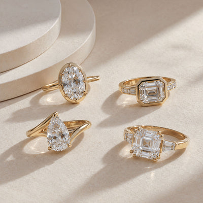 14K Gold Diamond Engagement Rings Collection