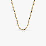 14K Gold 3MM Layering Ball Bead Chain Necklace 14k Gold Ferko's Fine Jewelry