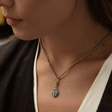 14K Gold Round Lab Grown Diamond Seashell Charm Only - 0.75 ctw Ferkos Fine Jewelry