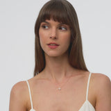 14k Pear Lab Diamond 3 Spike Necklace - Nima Ferkos Fine Jewelry
