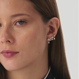 0.17 ctw 14K Gold Marquise Lab Grown Diamond Bezel Stud Earring Ferko's Fine Jewelry
