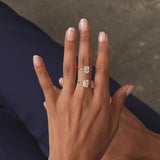 1.50 Ctw 14k Radiant Cut Lab Grown Diamond Hidden Halo Engagement Ring – Aurora Ferkos Fine Jewelry