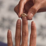 14k Gold Modern Knot Ring Ferkos Fine Jewelry