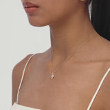 14K Pear Lab Grown Diamond Necklace - Banu Ferkos Fine Jewelry