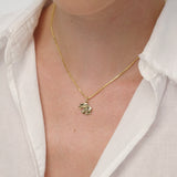 14k Lucky Elephant Charm Necklace with a Diamond Ferkos Fine Jewelry