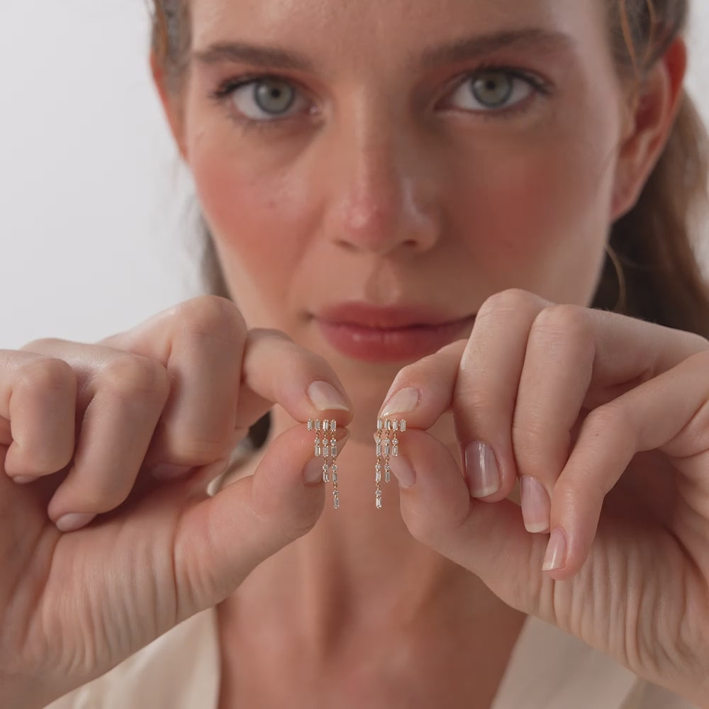 14k Diamond Statement Chandelier Earrings Ferkos Fine Jewelry