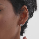 2.00 ctw 14k Classic Four Prong Lab Grown Round Diamond Studs - Fiona Ferkos Fine Jewelry