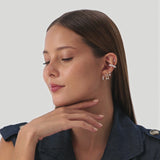 0.70 ctw 14K Gold Marquise Lab Grown Diamond Hinged Ear Cuff