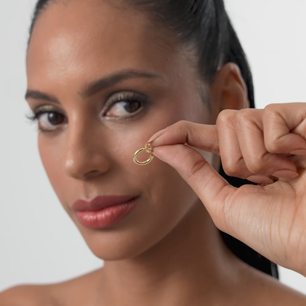 14K 2MM Dainty Gold Hoops Ferkos Fine Jewelry
