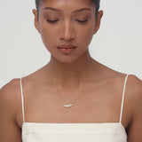 14K Oval Lab Diamond Necklace - Aida Ferkos Fine Jewelry