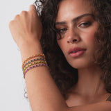 14K Gold Oval Shaped Citrine Tennis Bracelet 11.35 ctw Ferkos Fine Jewelry