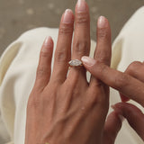 1.50 Ctw 14k Marquise Shape West-East Set Lab Grown Diamond Solitaire Ring - Veyra Ferkos Fine Jewelry