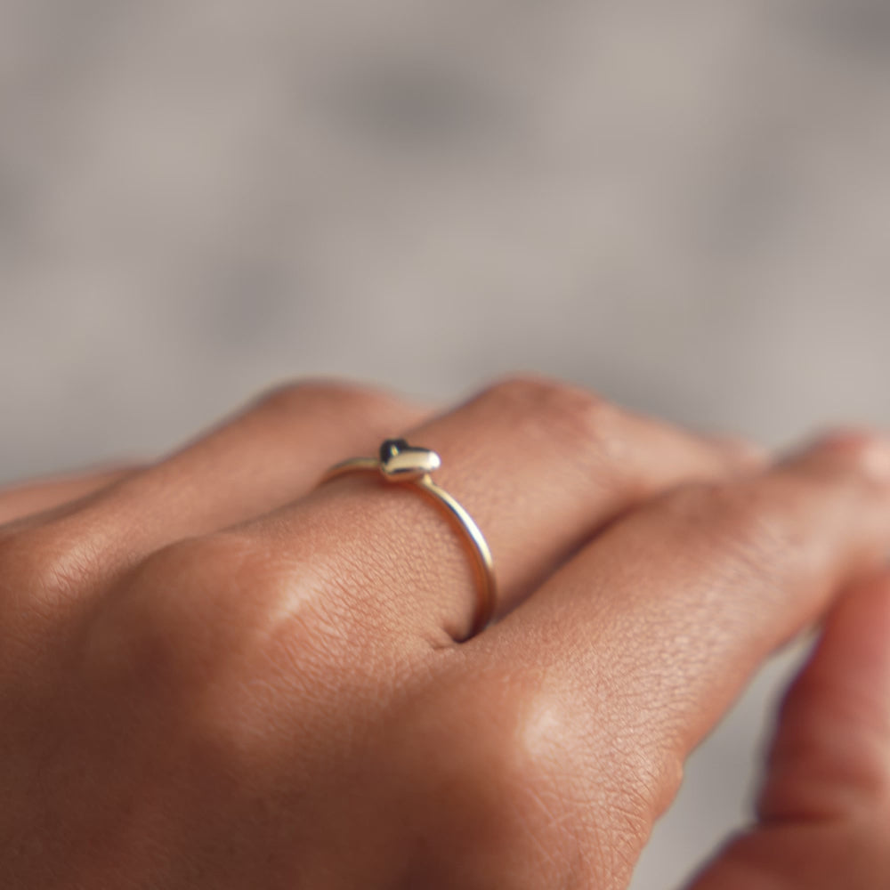 14k Bubble Heart Ring Ferkos Fine Jewelry