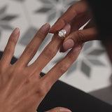 3.00 Ctw 14k Gold Oval Shape Prong Setting Engagement Ring - Vita Ferkos Fine Jewelry