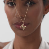 14K Gold Everyday Initial Charm Necklace Ferkos Fine Jewelry