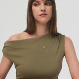 14K Lab Diamond Drop Necklace - Alea Ferkos Fine Jewelry