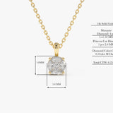 14k 0.25ctw Illusion Setting Brilliant Diamond Necklace  Ferkos Fine Jewelry