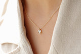 14K Marquise Diamond Cluster Necklace  Ferkos Fine Jewelry