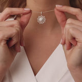14k Baguette Diamond Unique Necklace