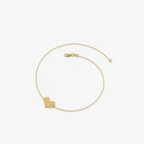 14K Gold Heart Bracelet  Ferkos Fine Jewelry