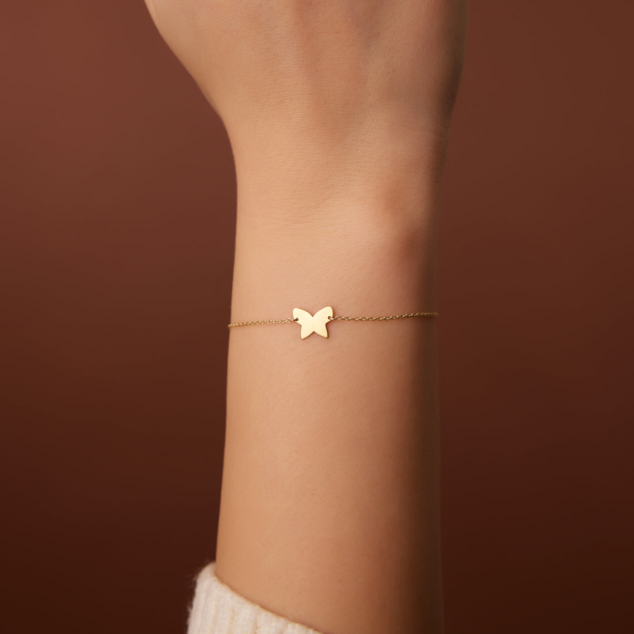Butterfly Bracelet, 18KT Gold Jewellery, Baby Jewellery