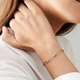 14k Gold Oval Link Chain Bracelet  Ferkos Fine Jewelry